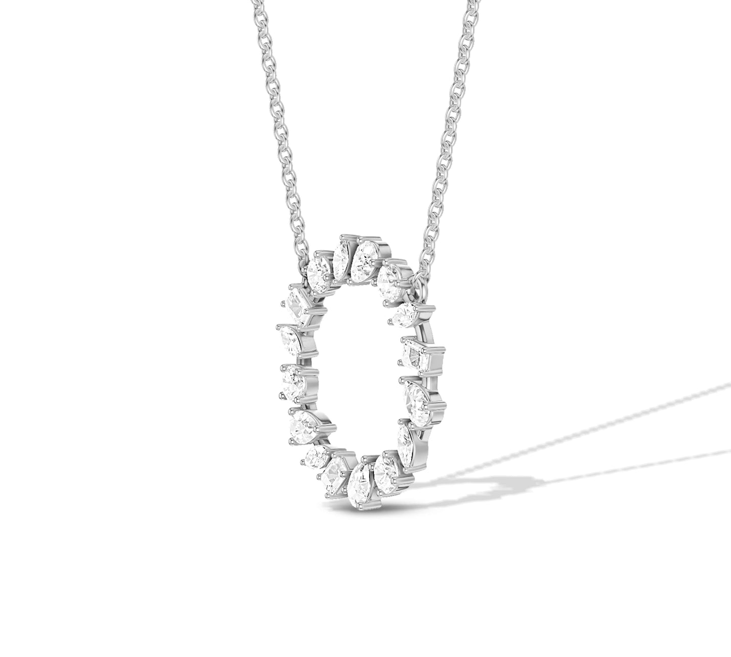 necklace gold circle