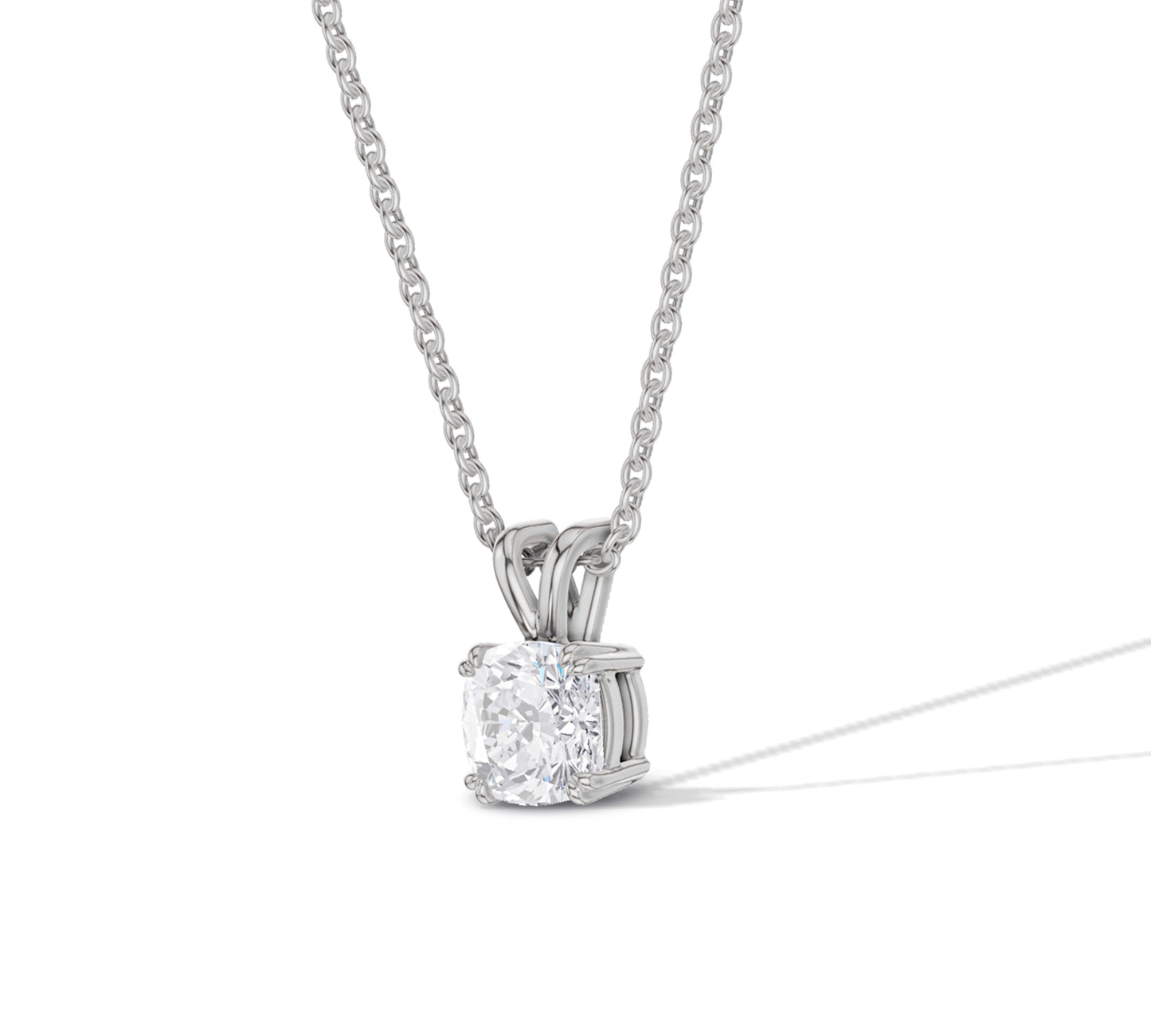 moissanite solitaire necklace