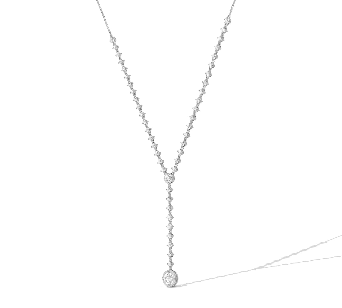 14k gold lariat necklace