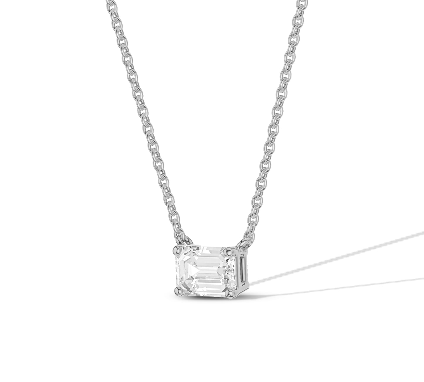 emerald diamond necklace
