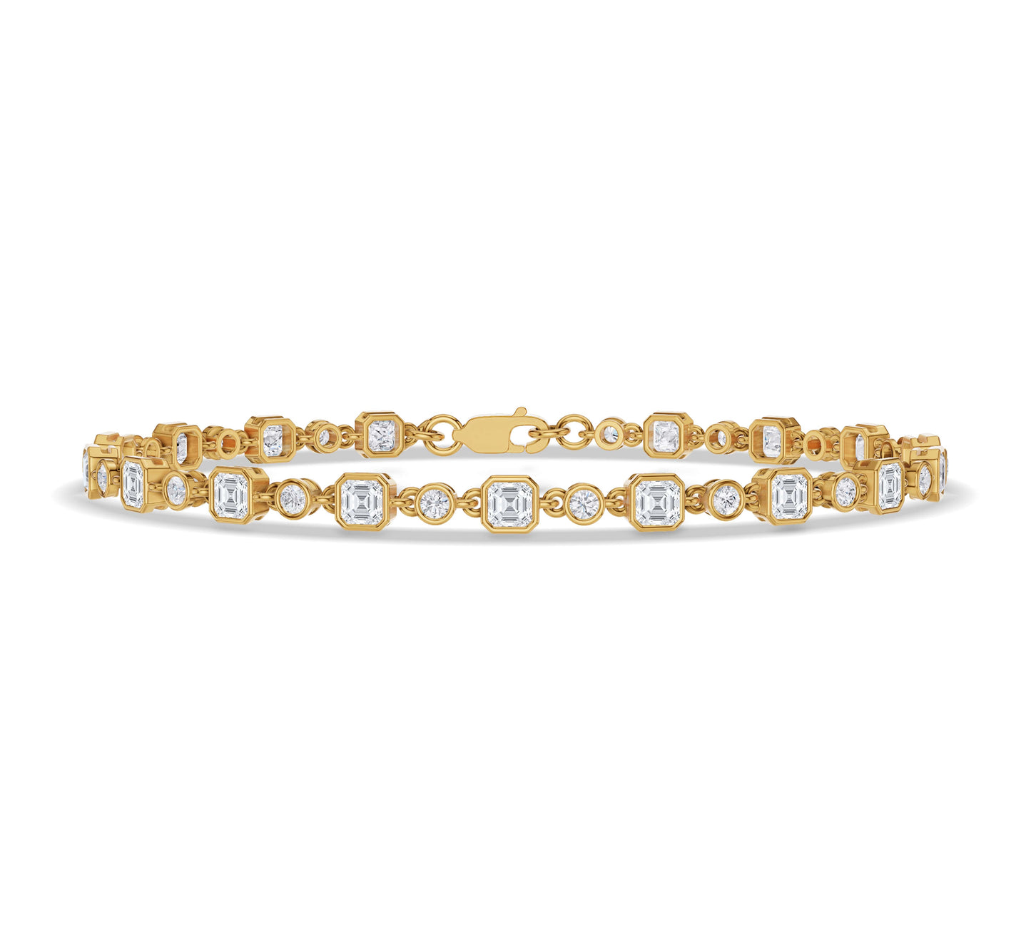 gold tennis bracelet