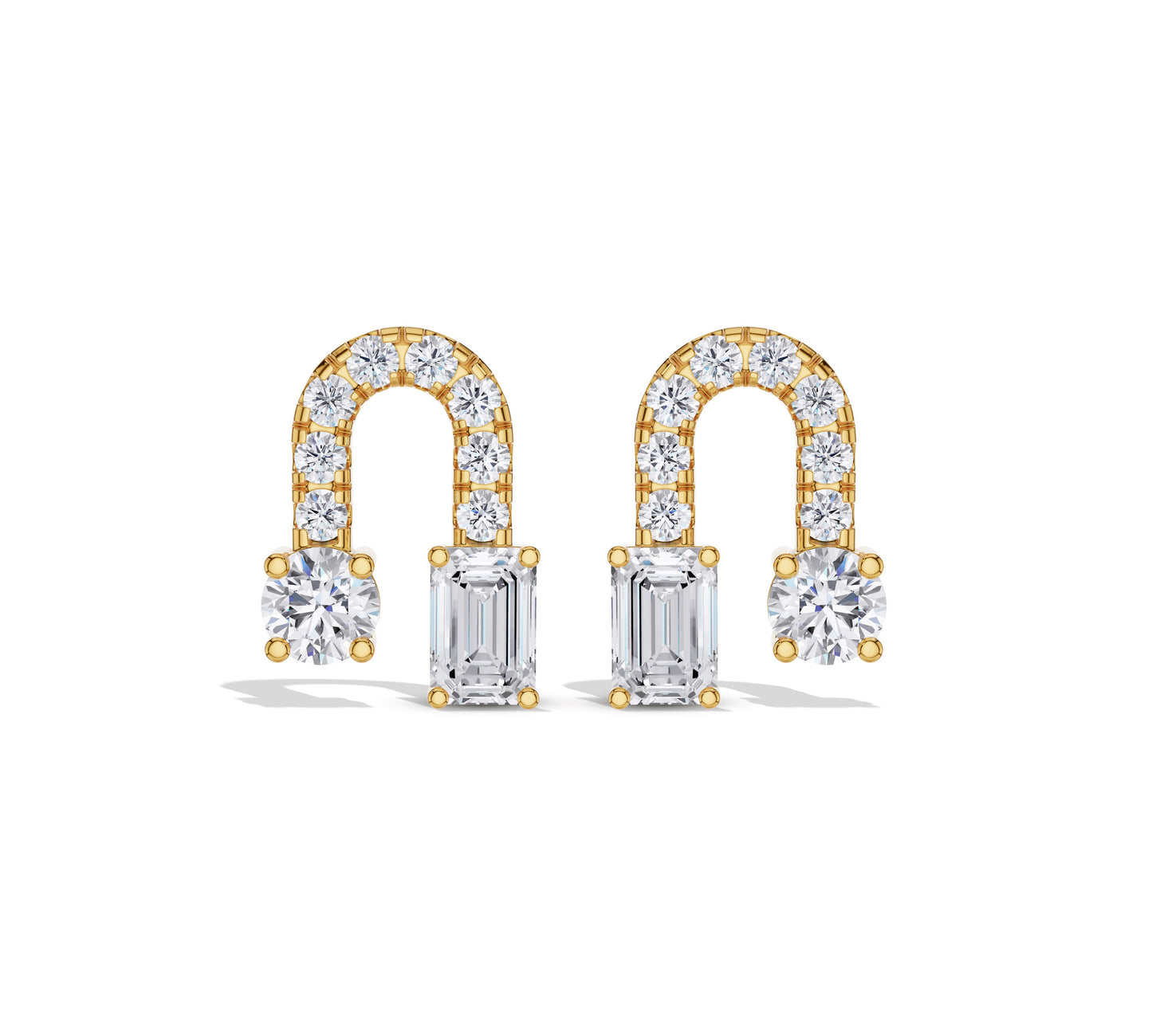 diamond ear studs