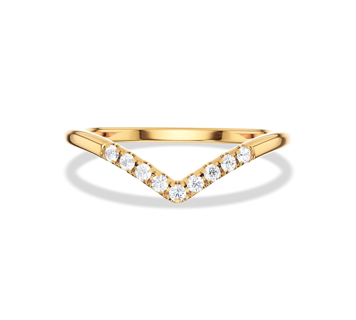 stackable diamond rings