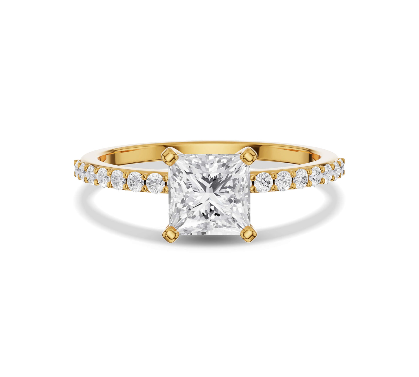 engagement princess cut diamond ring