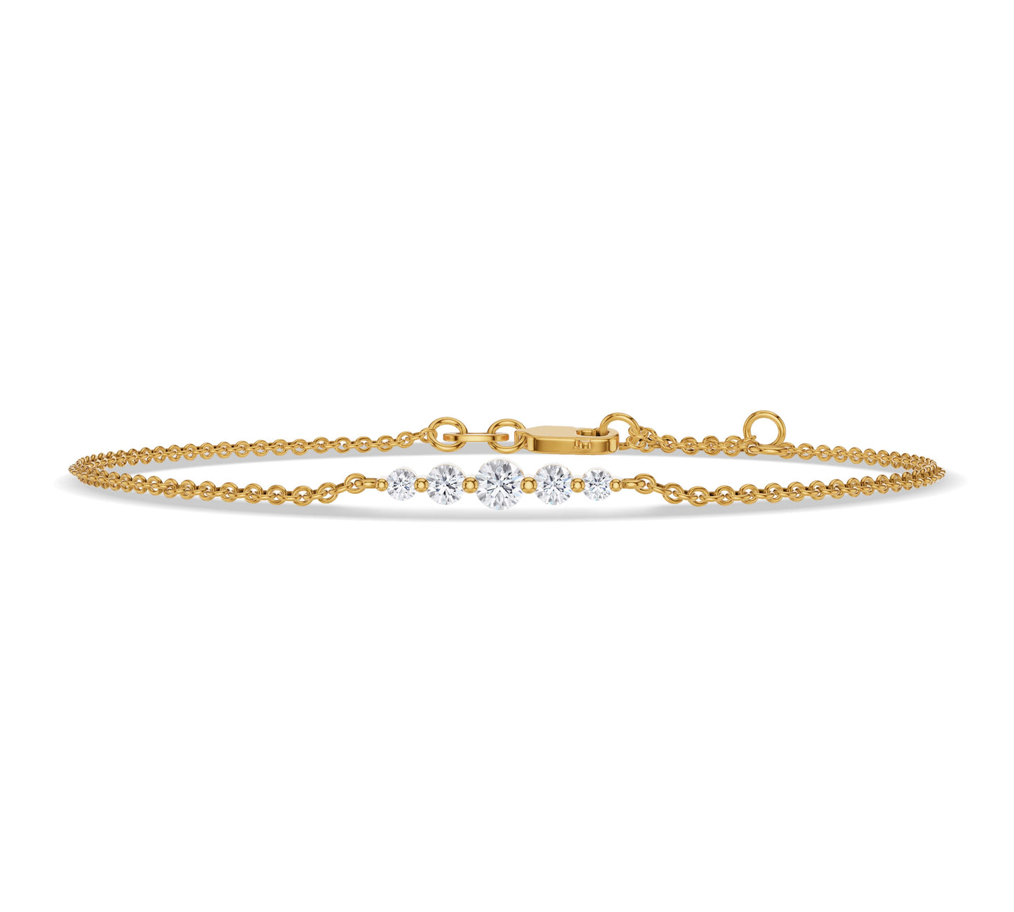 gold bar bracelet