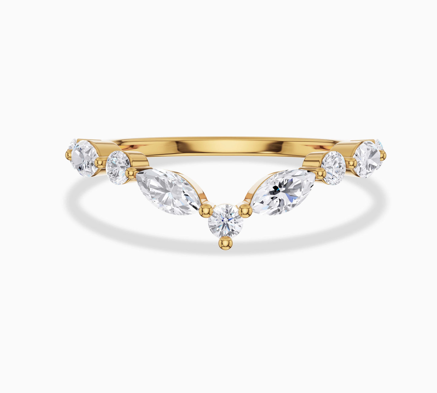 Curevd ring