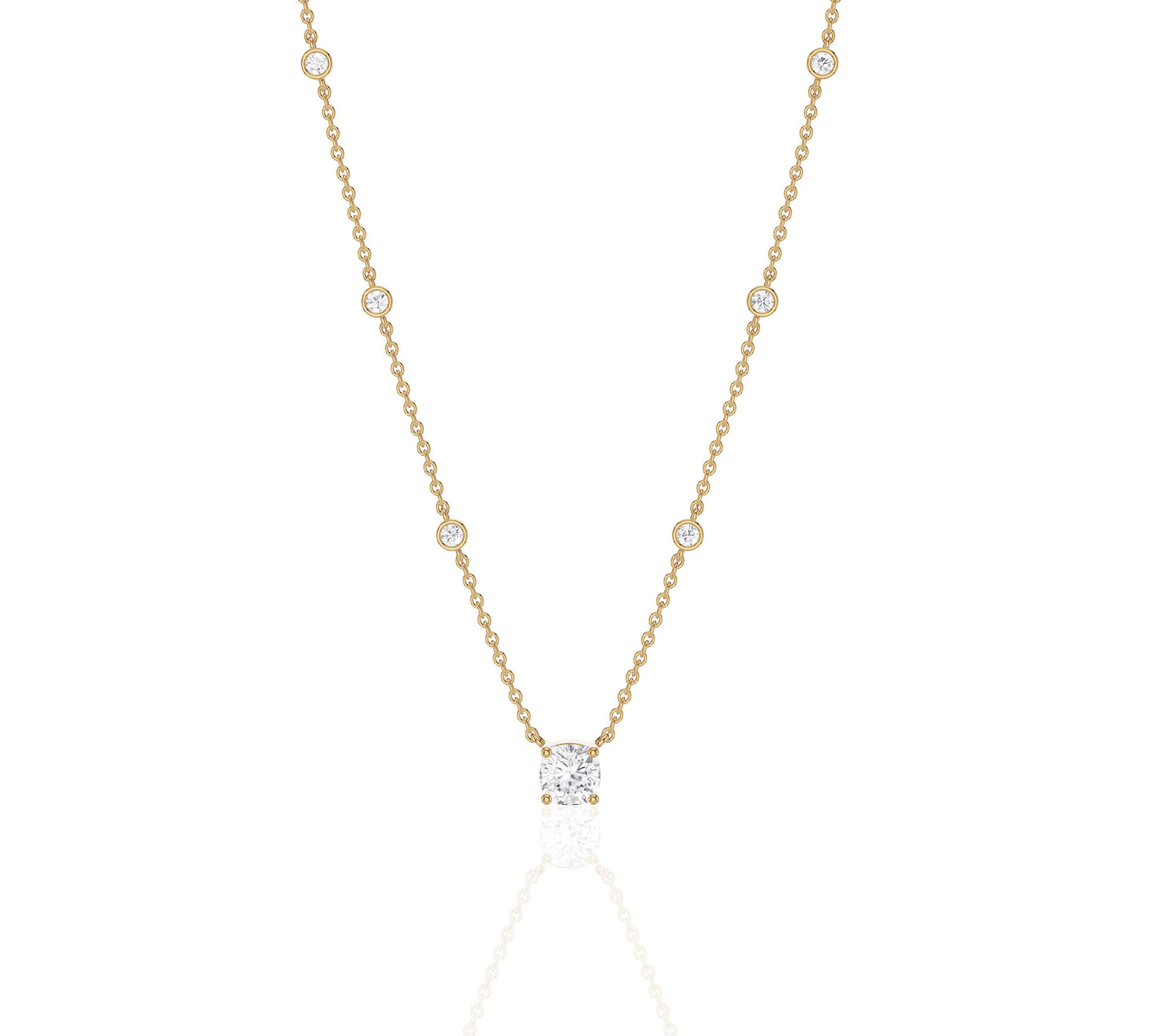 station diamond necklace