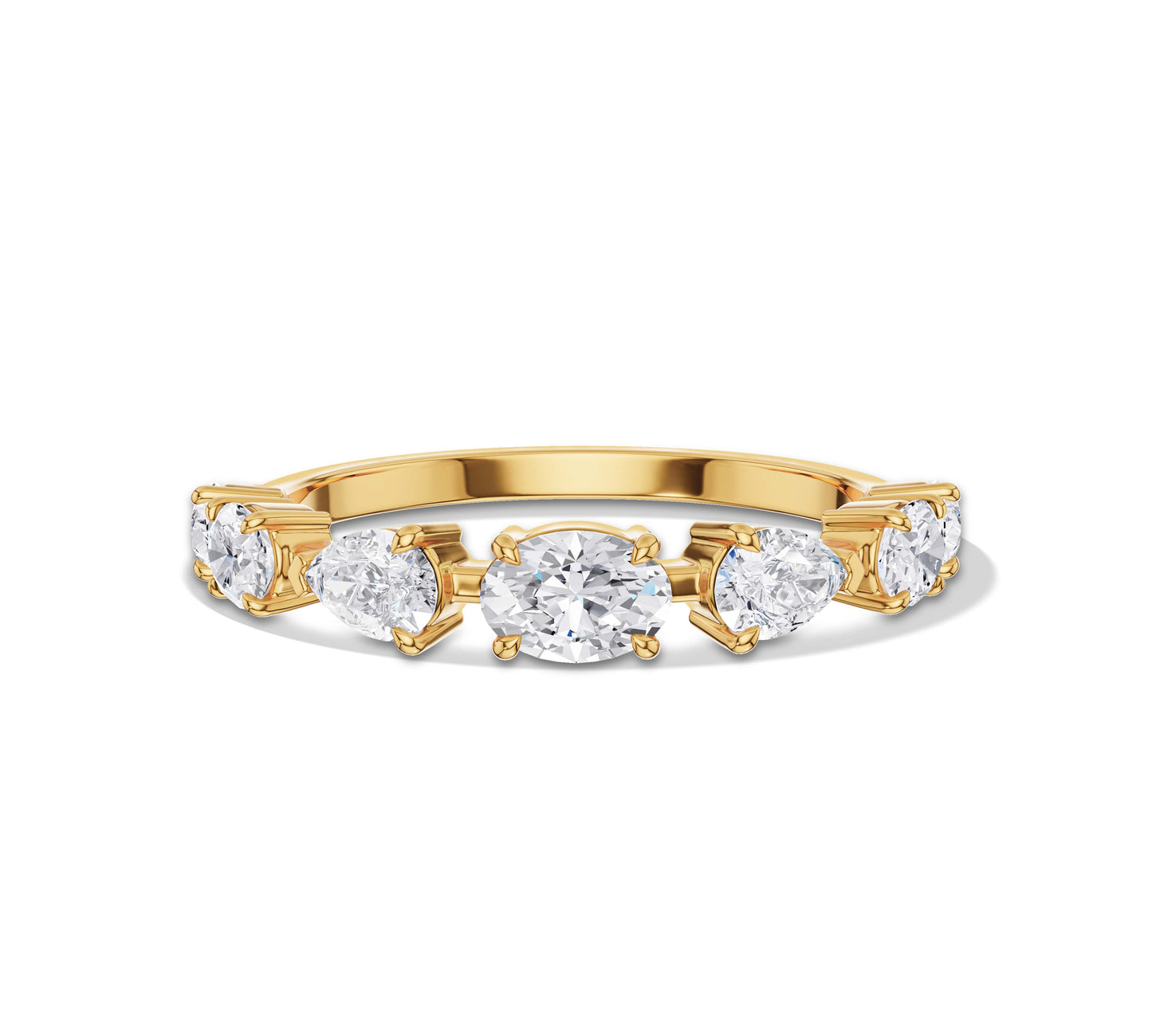cluster diamond ring
