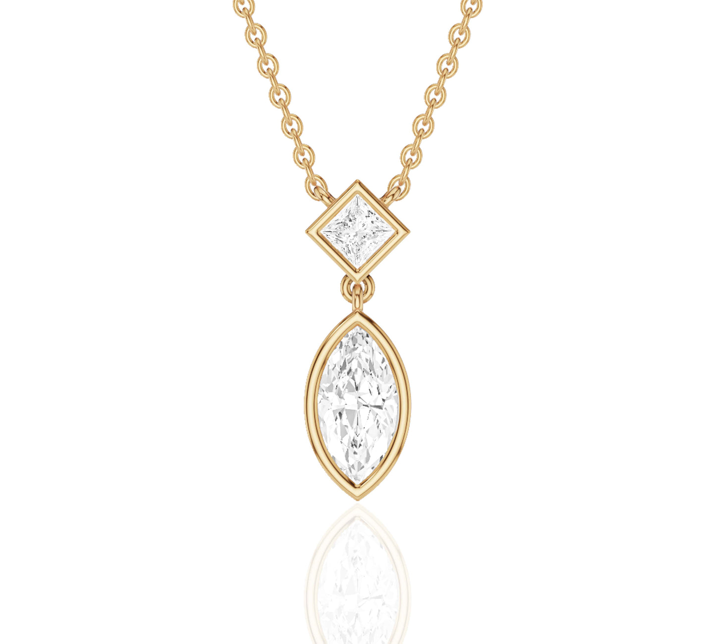 lab grown diamond necklace for women