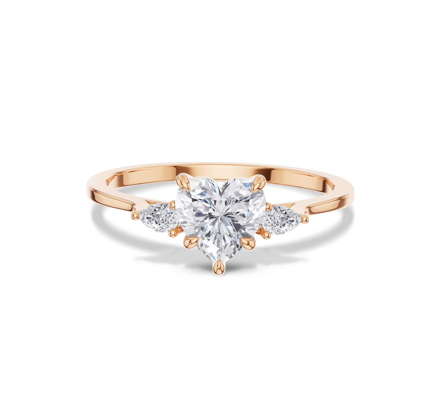 three stone wedding ring