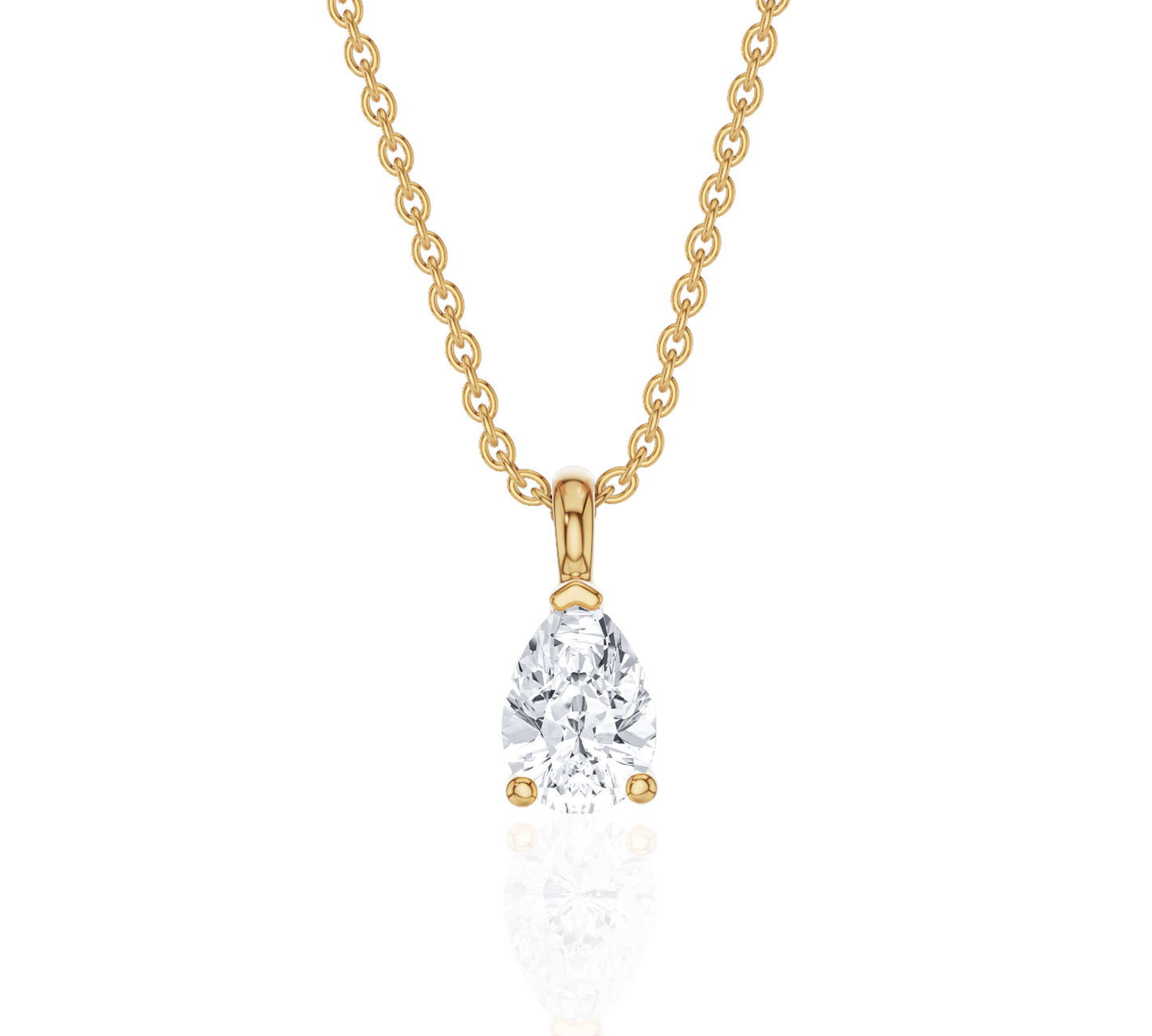 solitaire necklace