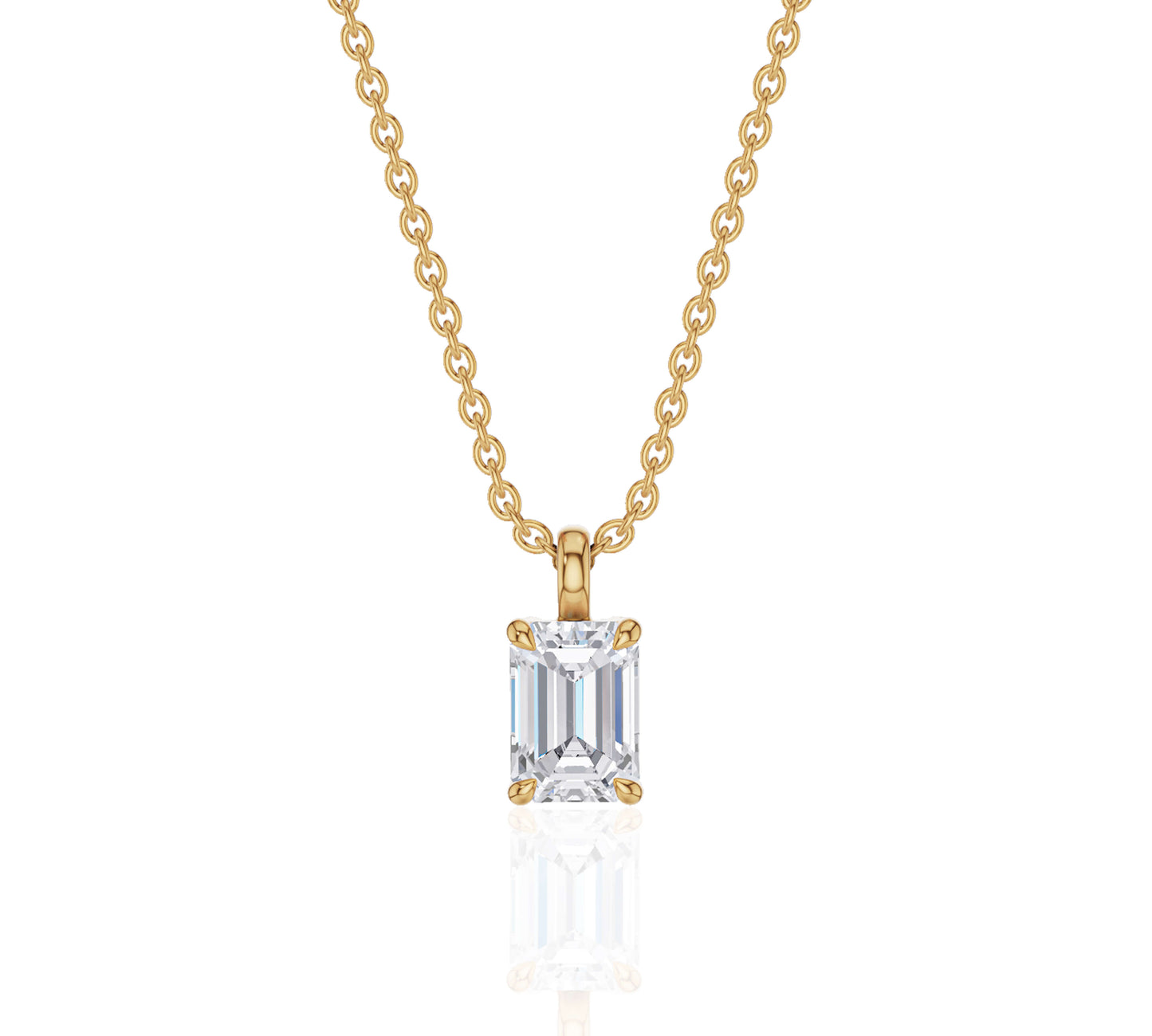 diamond solitaire necklace