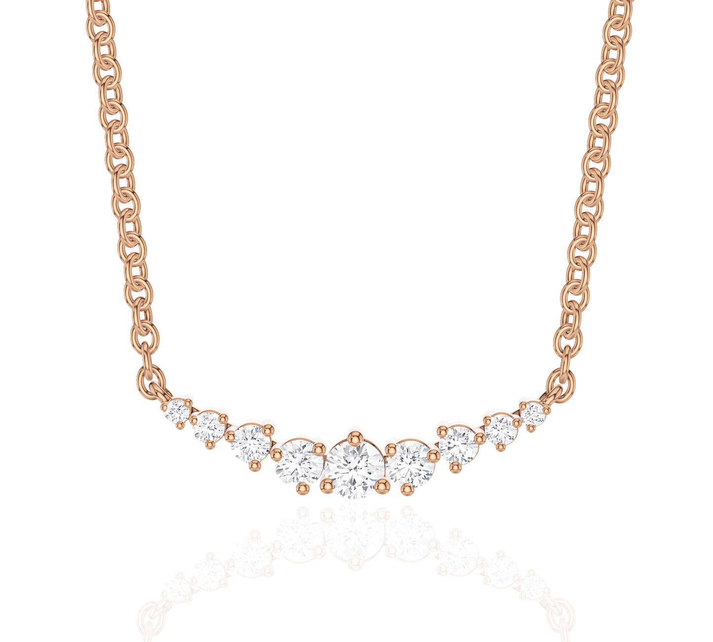 gold bar necklace with diamond