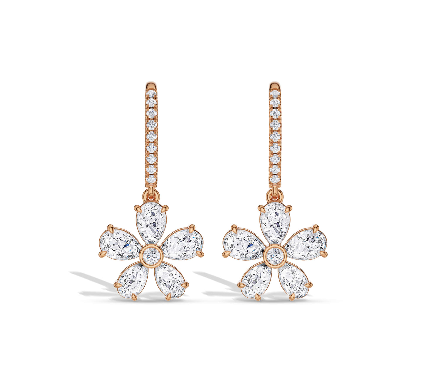 gold dangle earrings