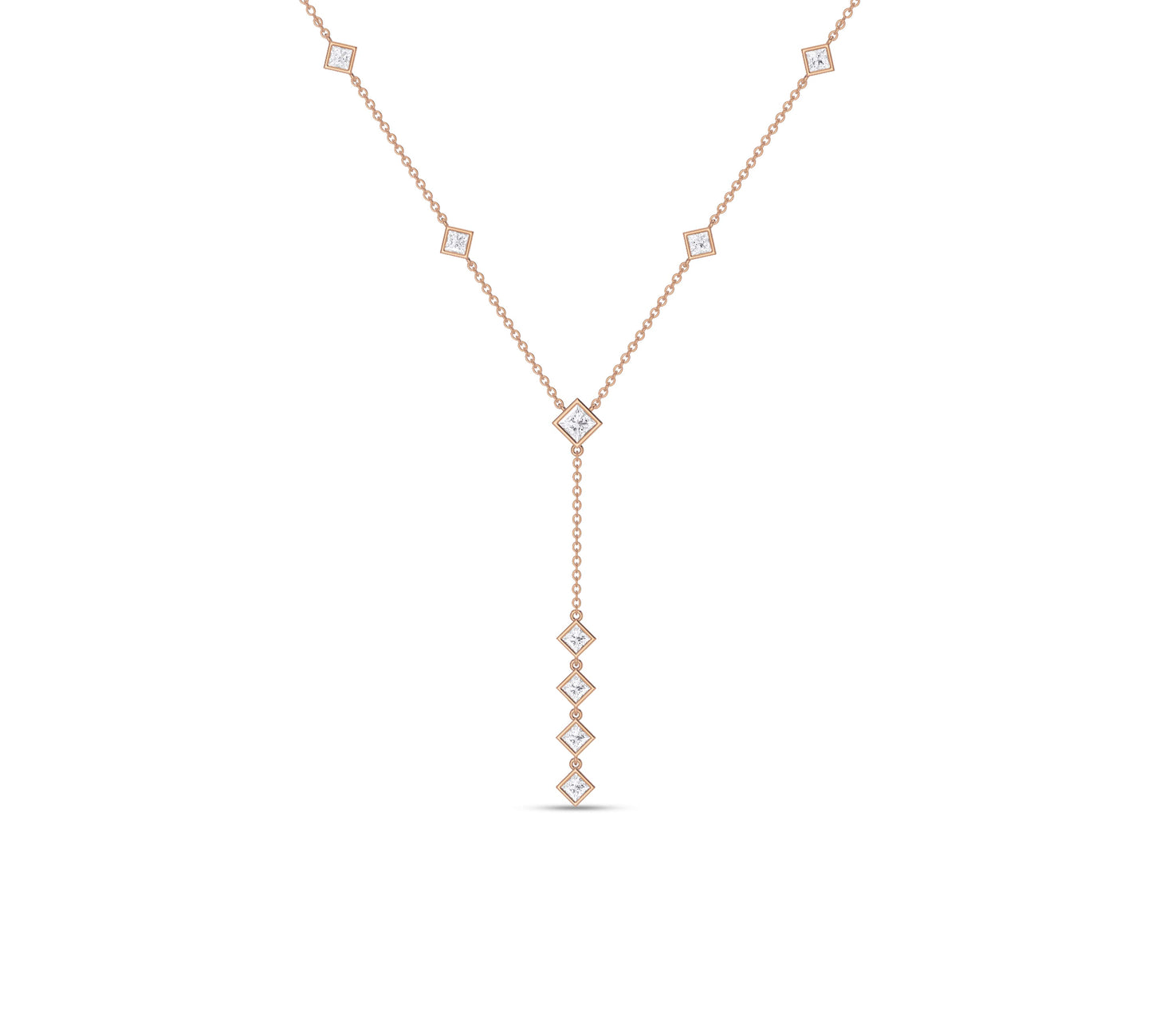 gold drop necklace