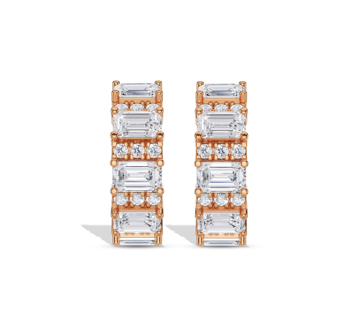 14k gold emerald earrings