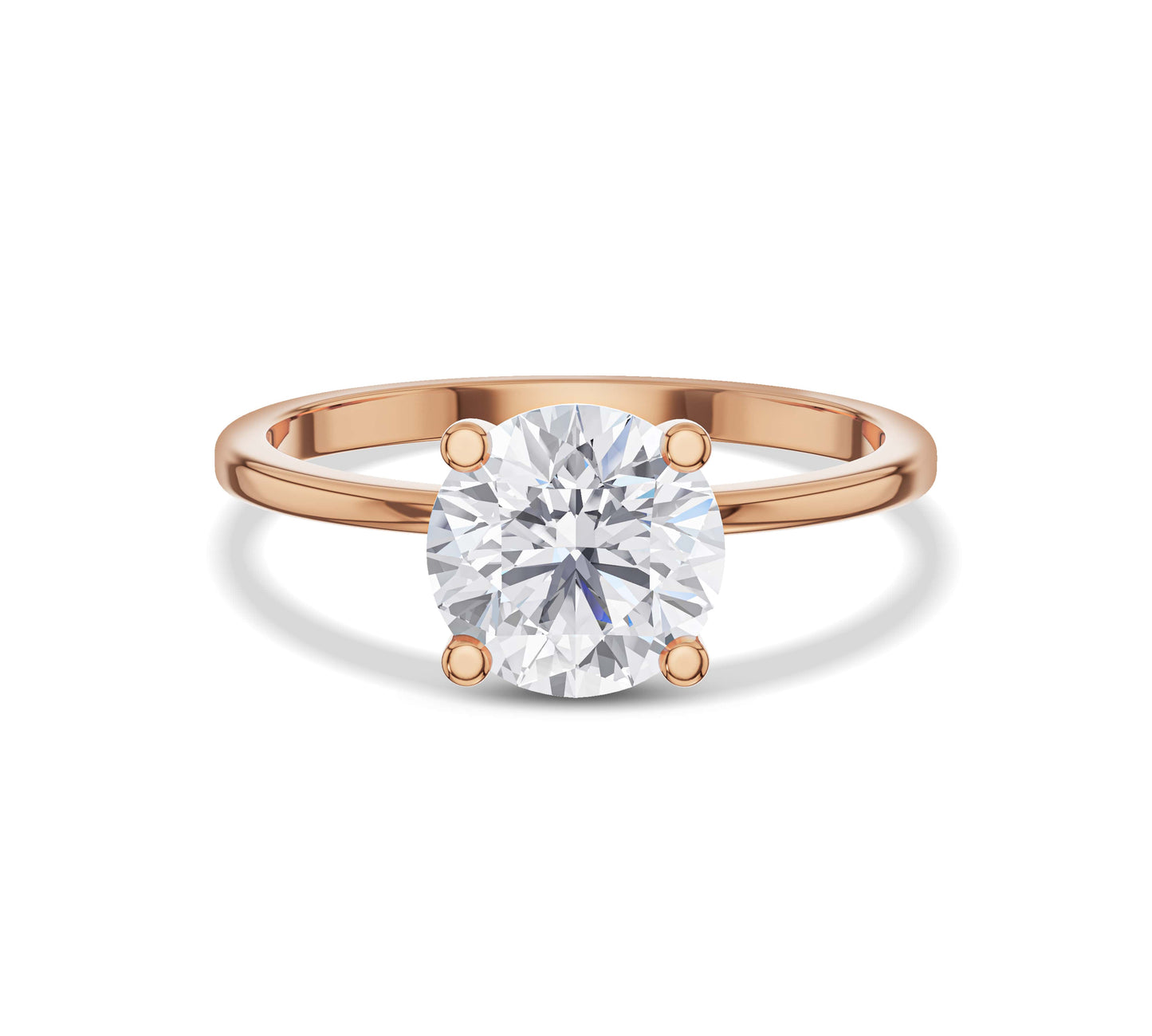 round diamond engagement rings