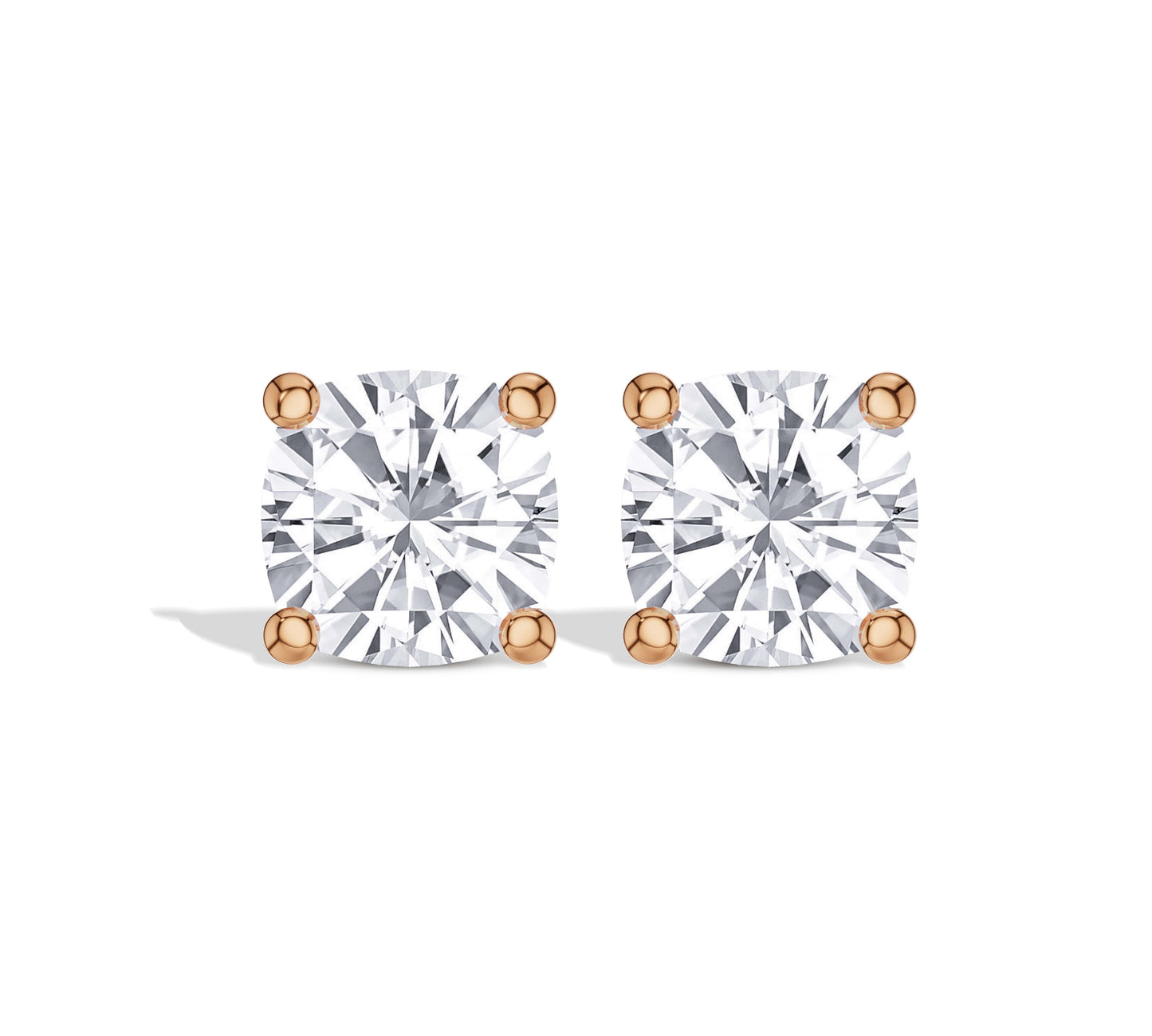 female diamond stud earrings