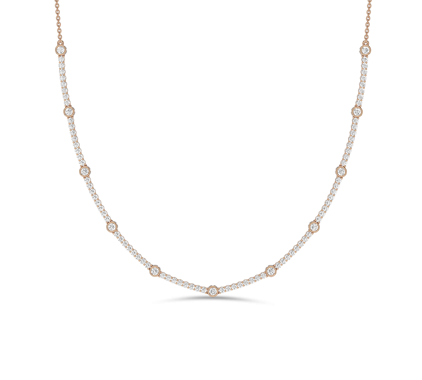 Everyday wear diamond necklace