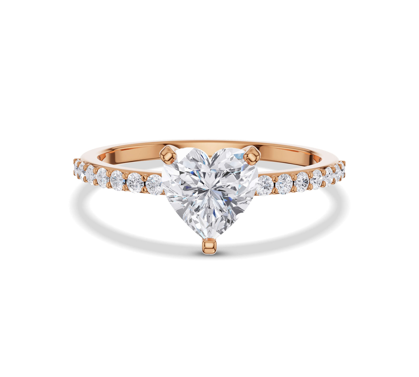 heart diamond ring
