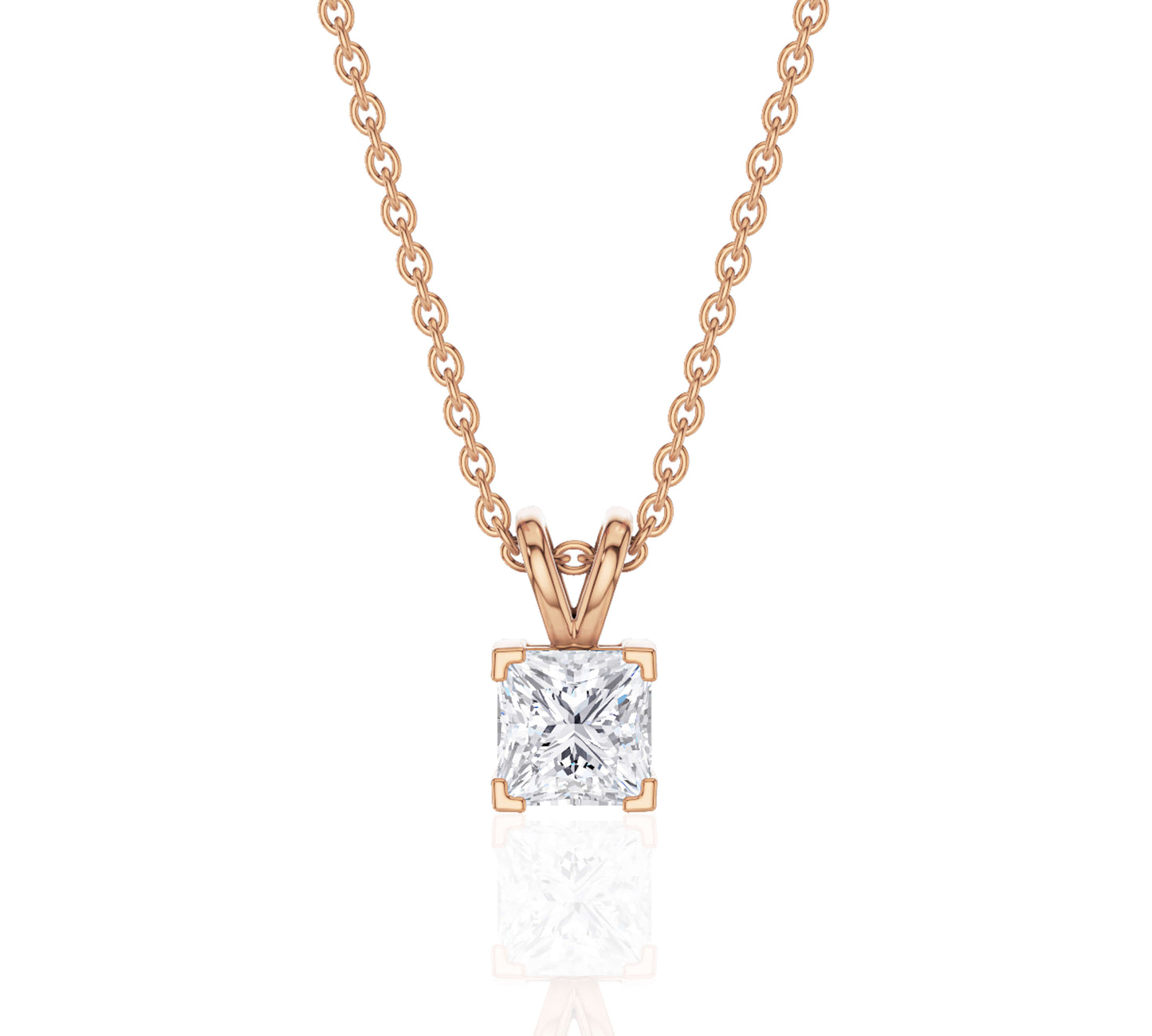 diamond and necklace
