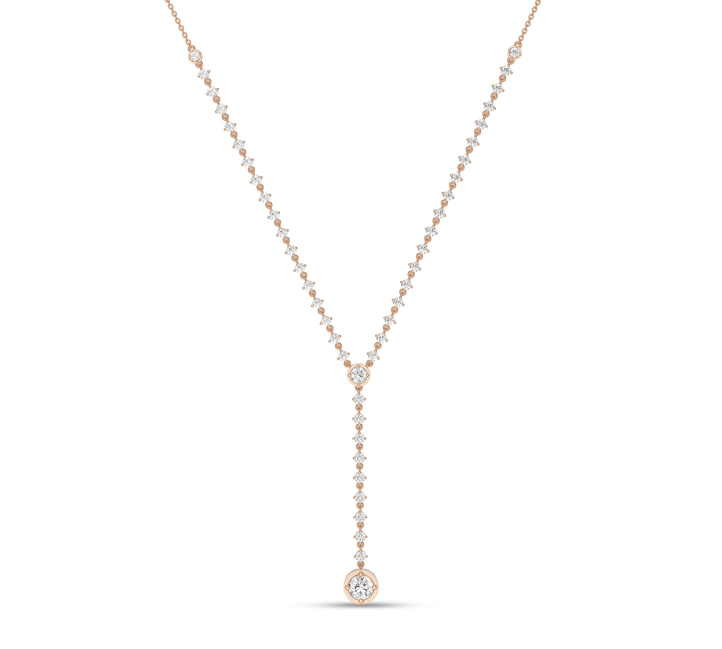lariat diamond necklace