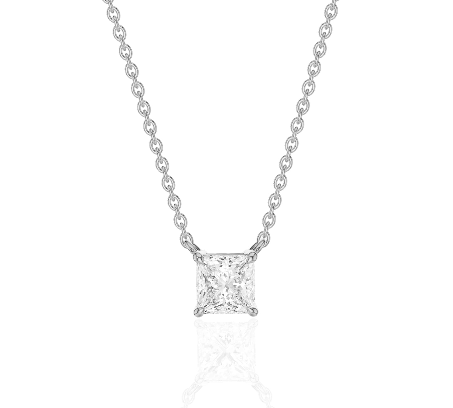 diamond necklaces for women 14k white gold