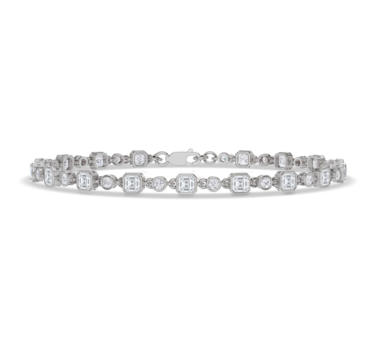 lab created diamond tennis bracelet
