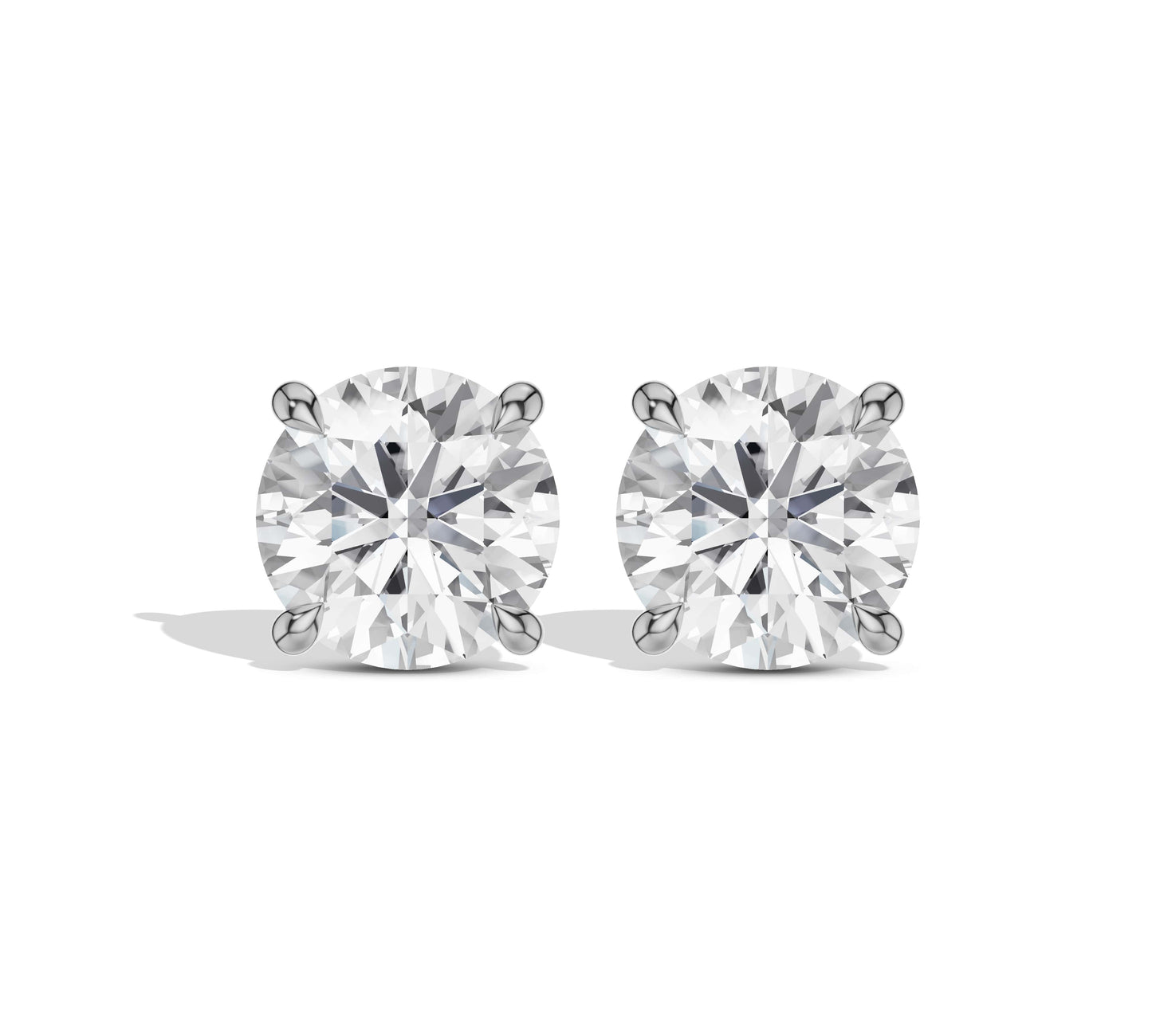 Timeless round brilliant studs
