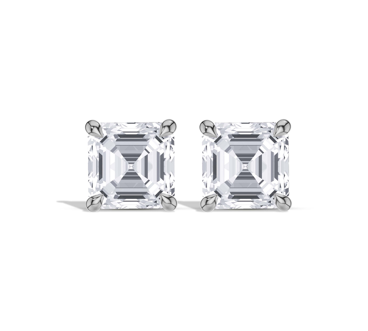 gold diamond stud earrings
