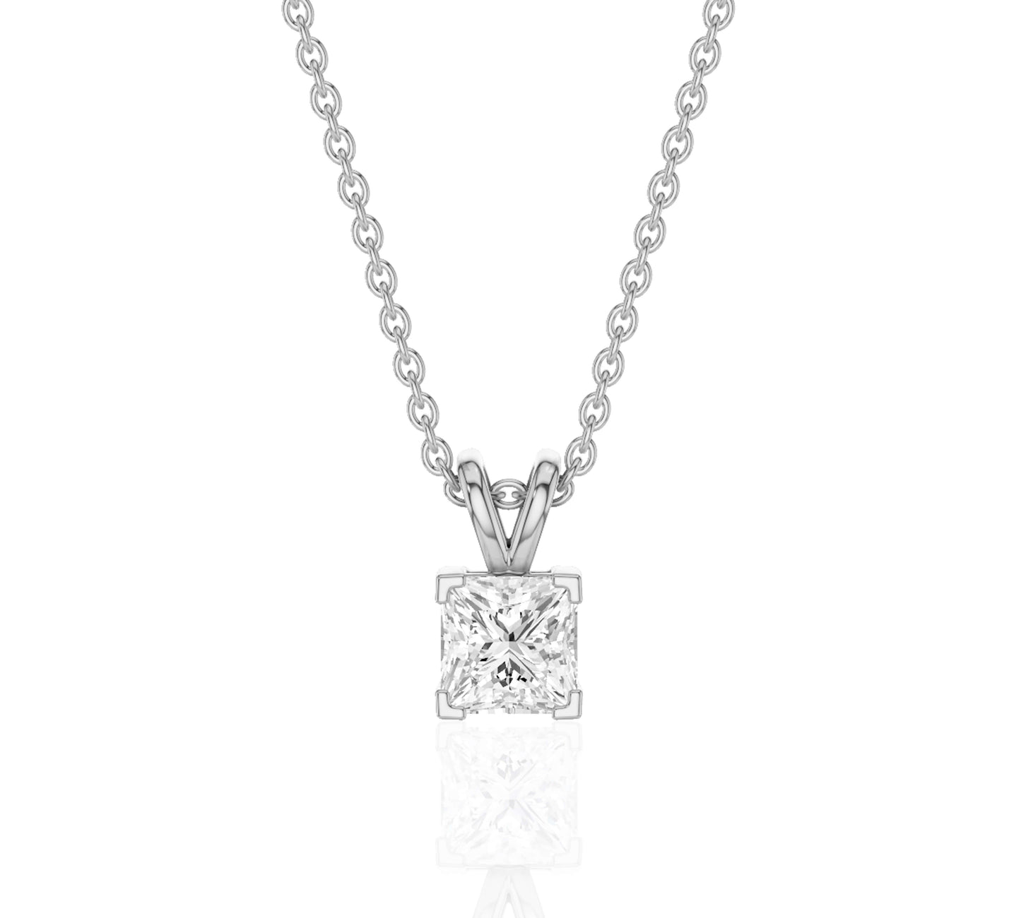 white gold diamond and necklace