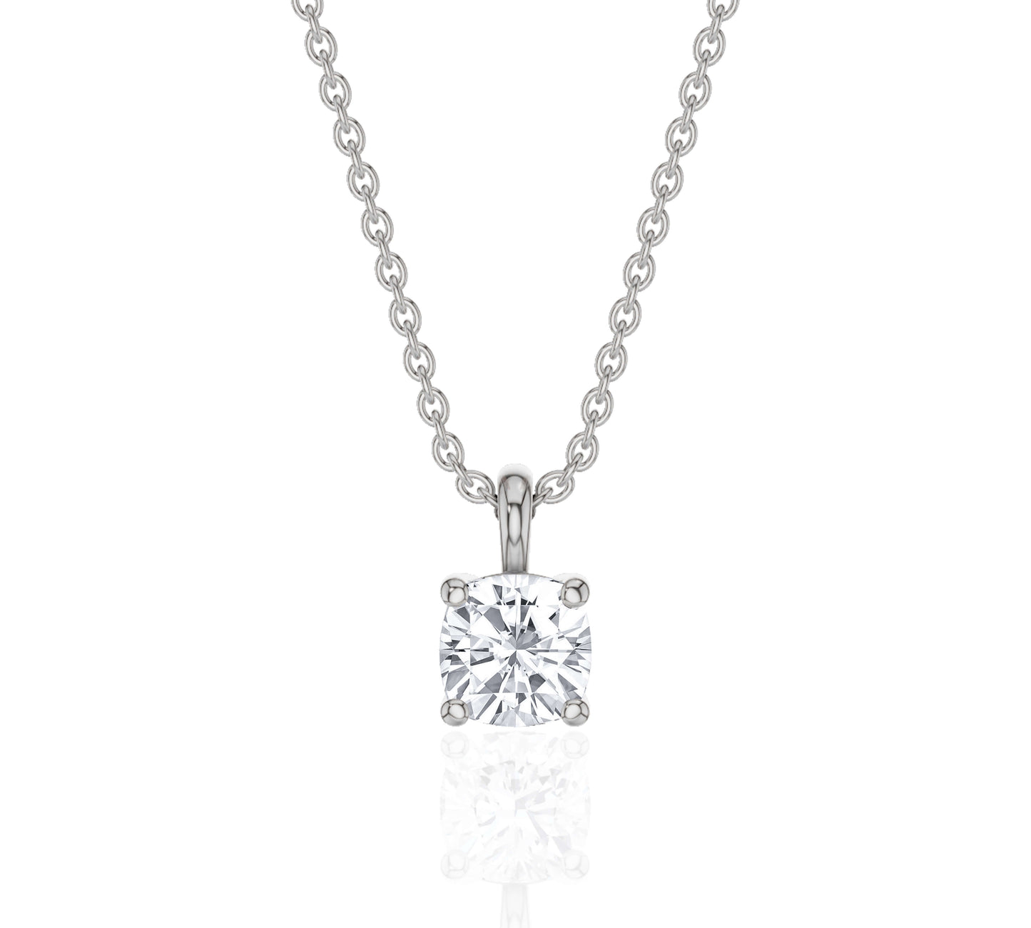 white gold and diamond necklace