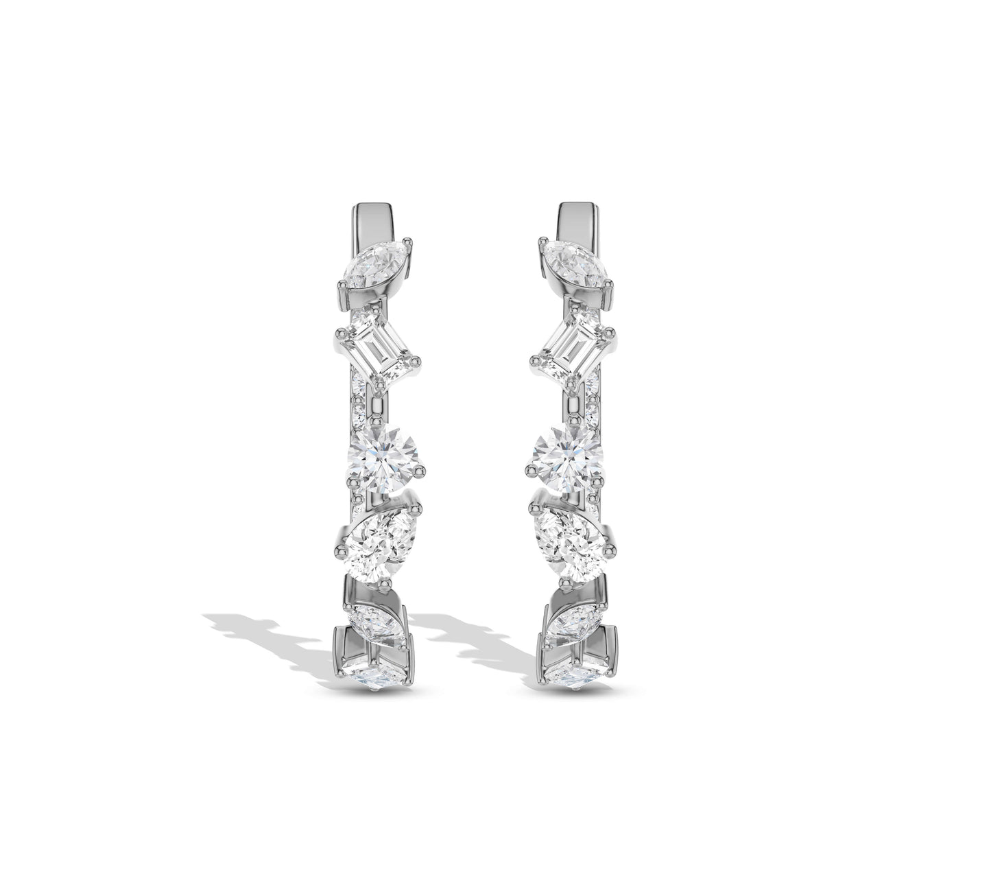 Elegant and bold earrings for evening wear