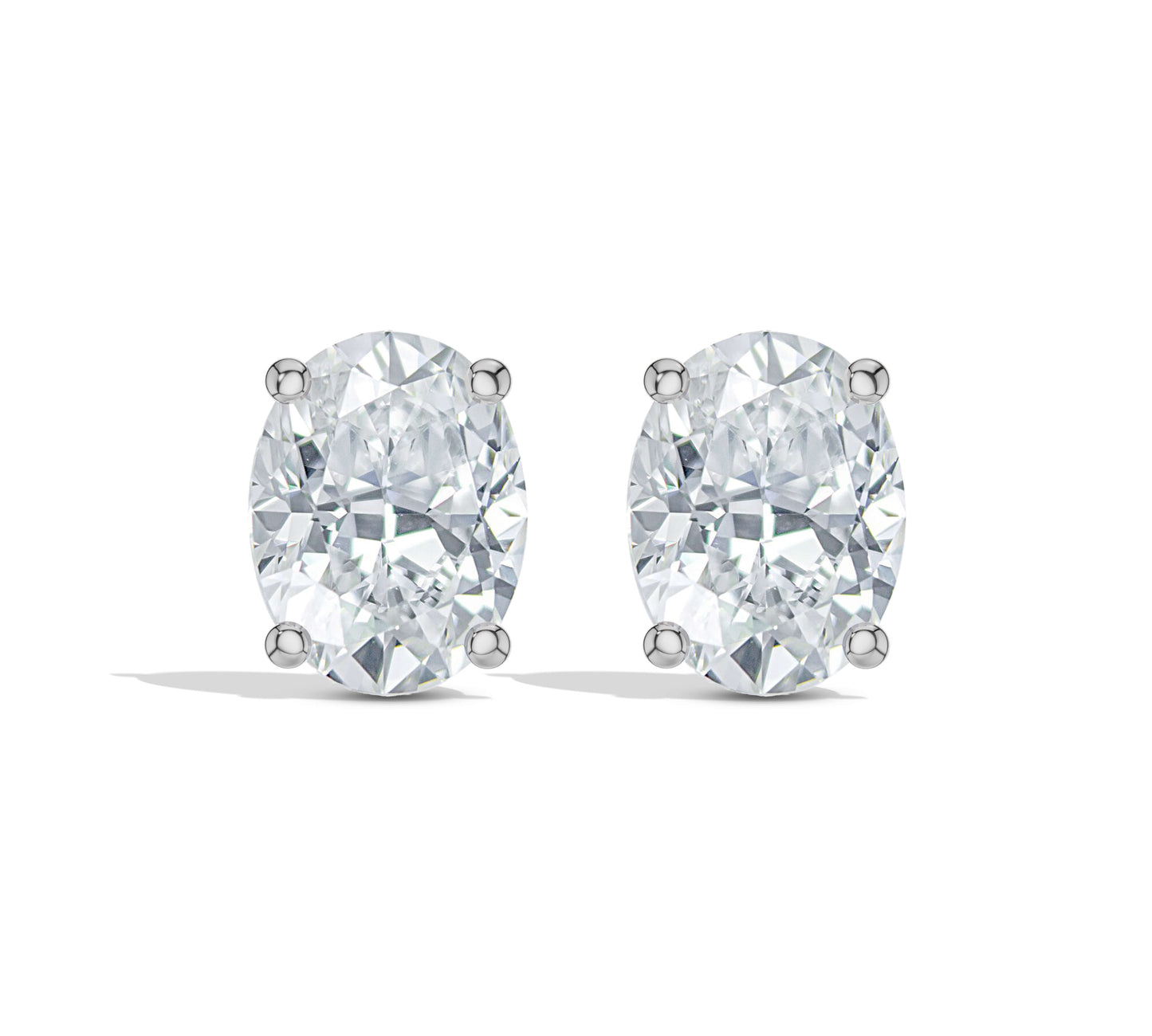Brilliant-cut diamond earrings