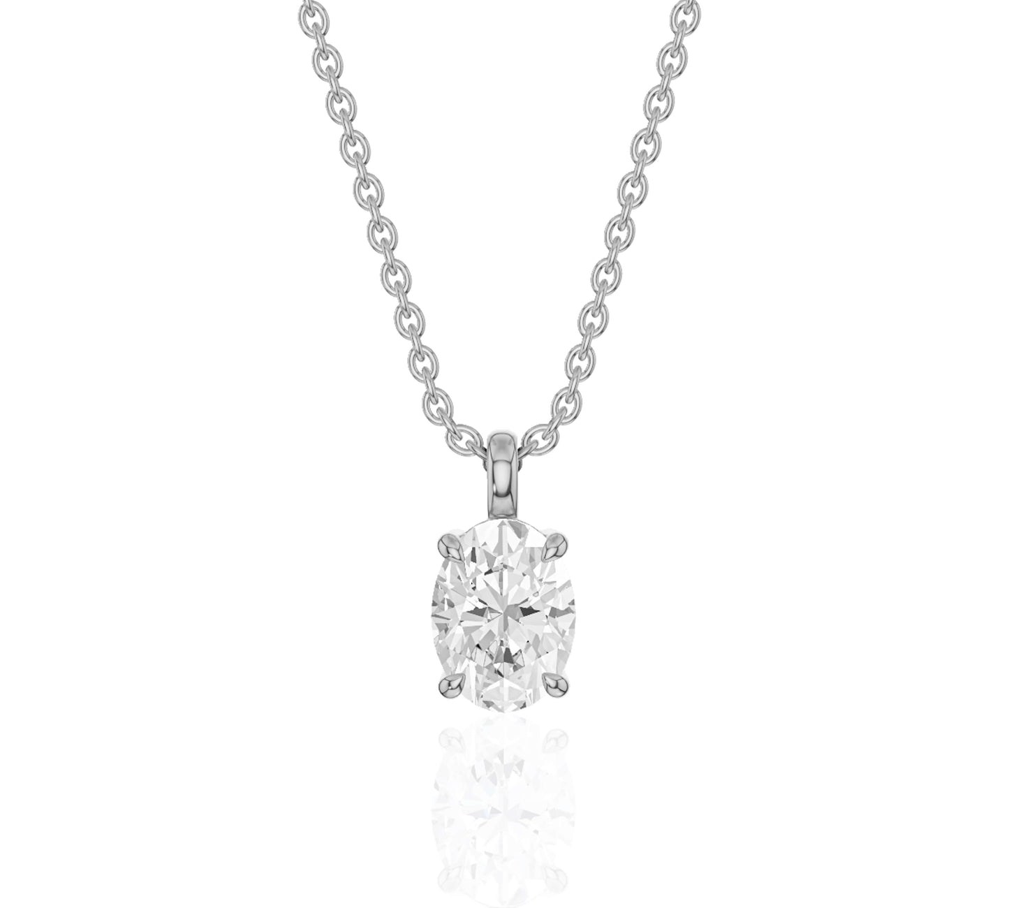 Solitaire Pendant Necklace