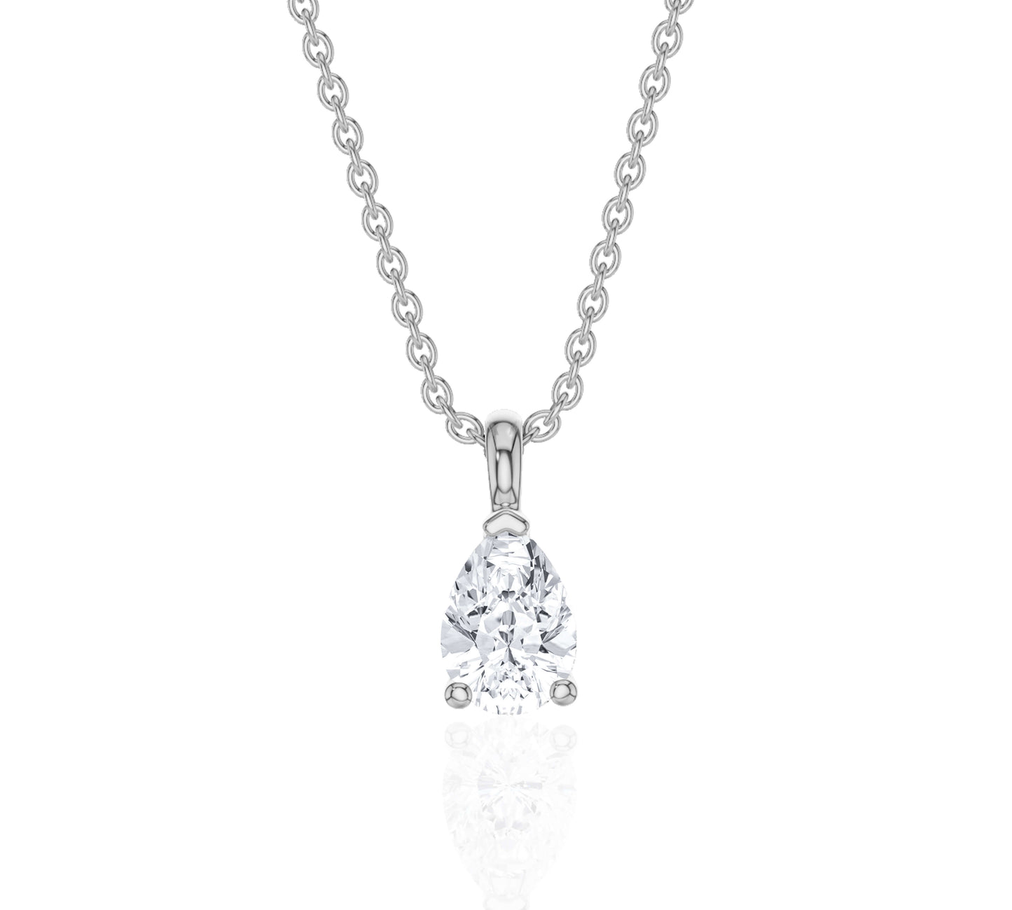single diamond necklace