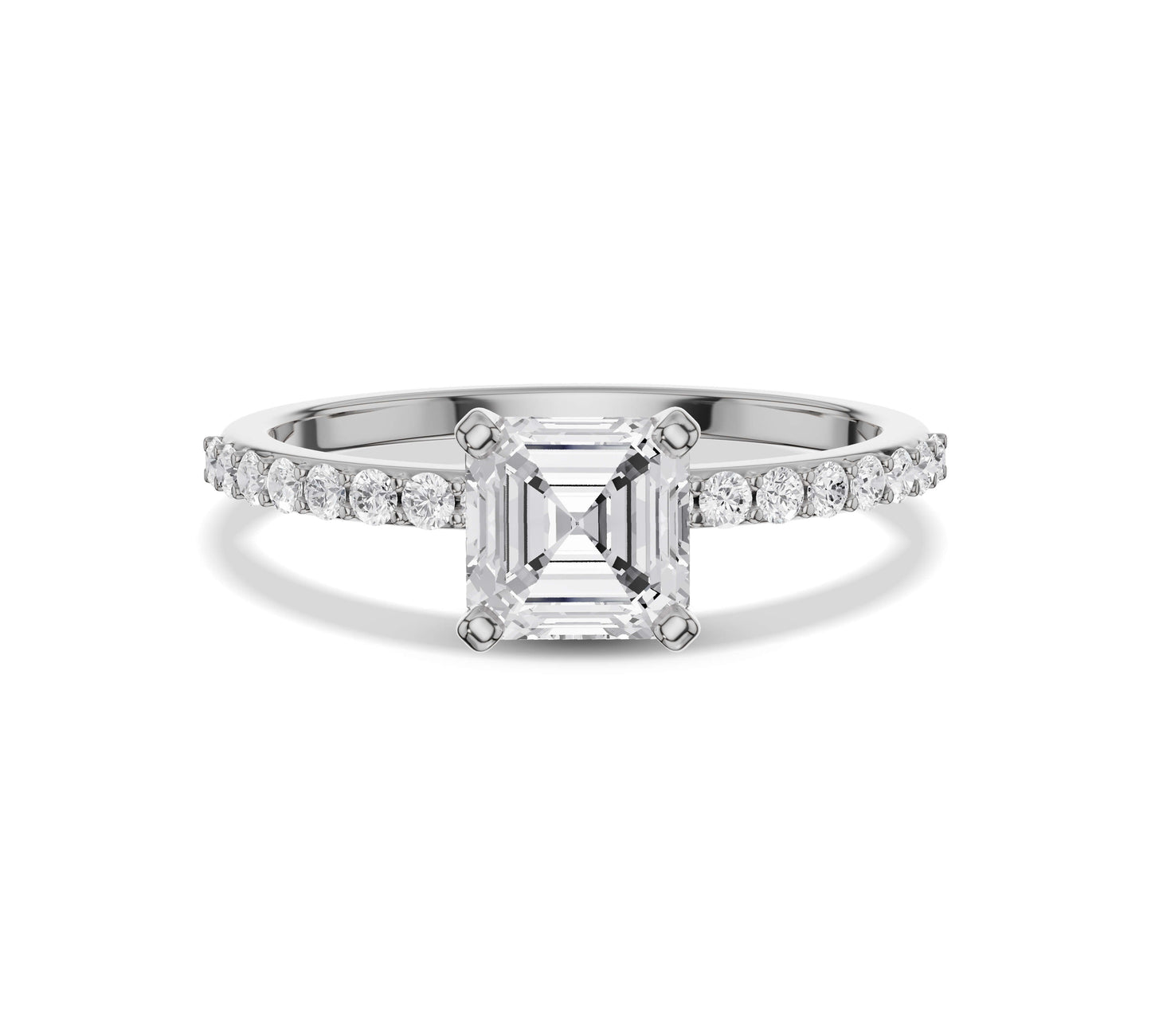 pave diamond ring band