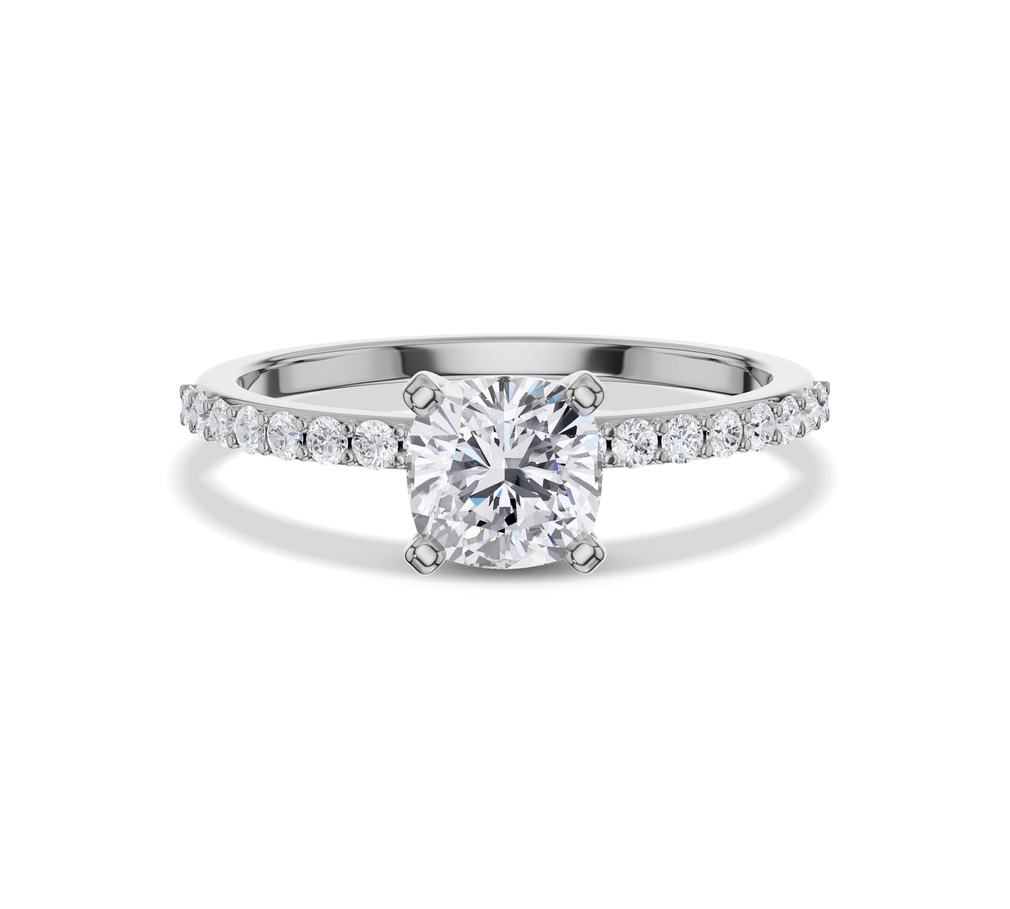 pave engagement rings white gold