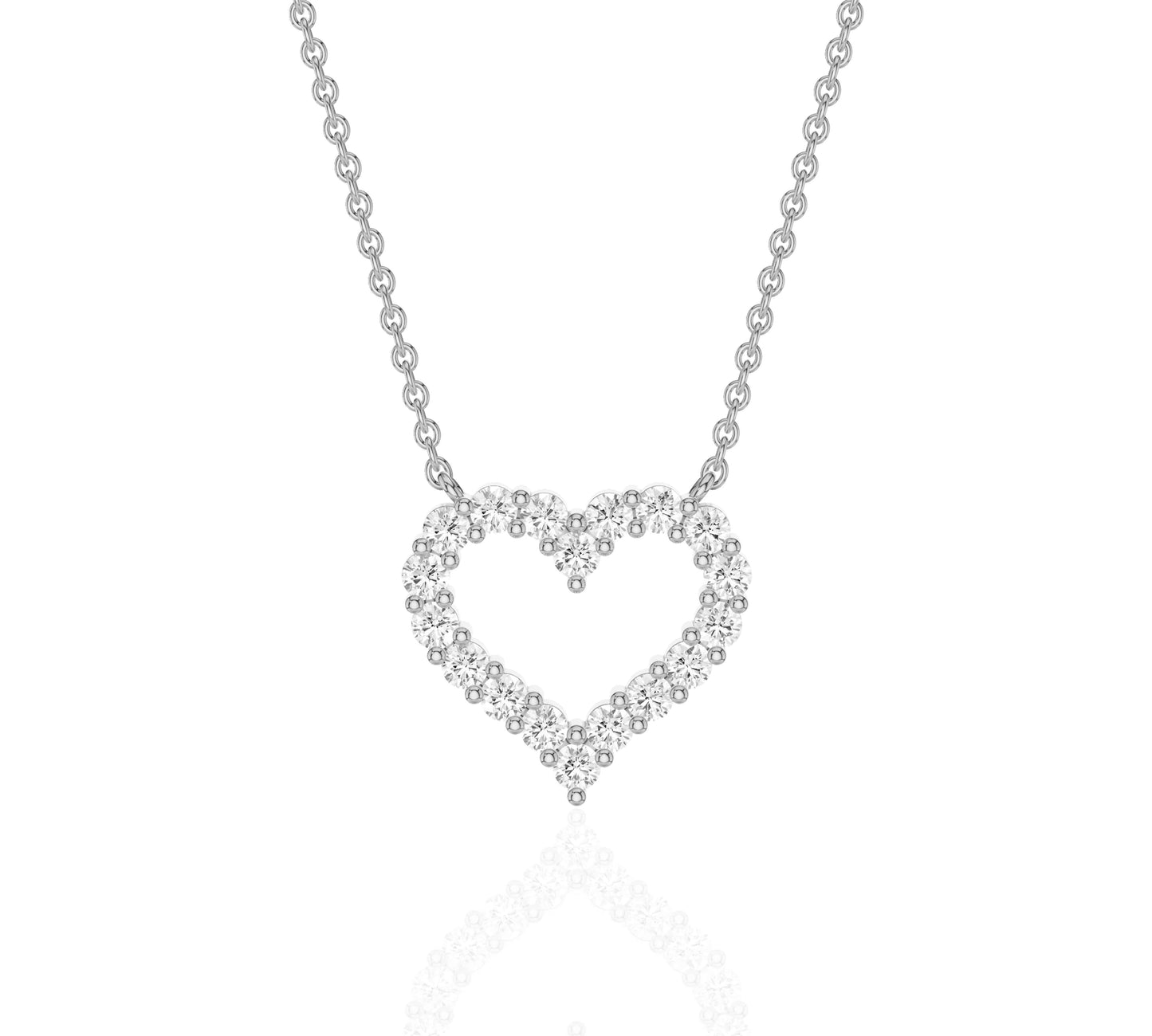 heart necklace gold