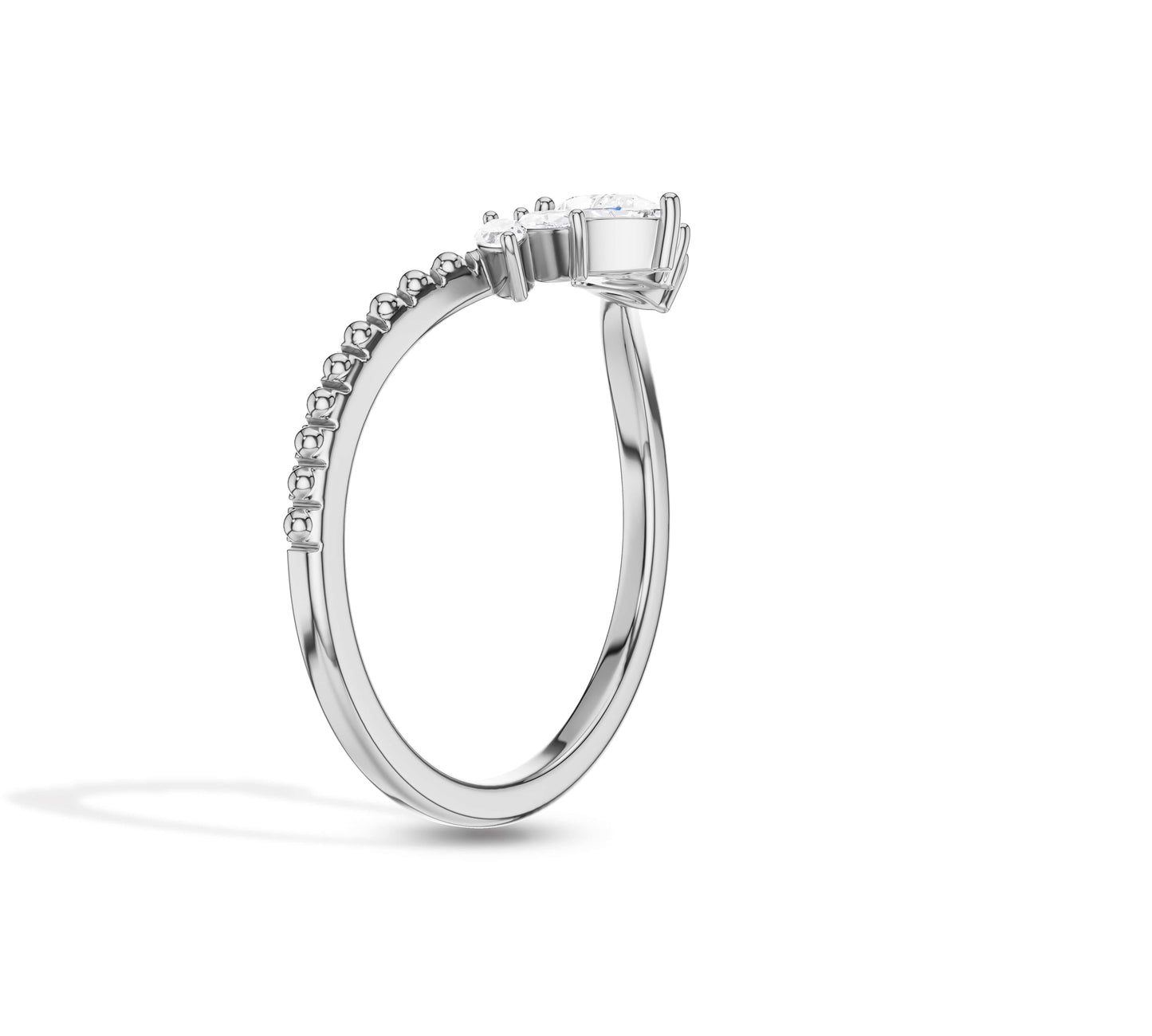 wedding band curved