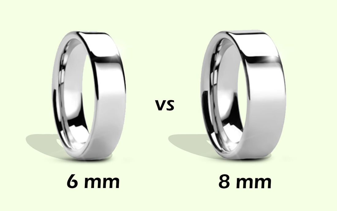 6MM VS 8MM Ring
