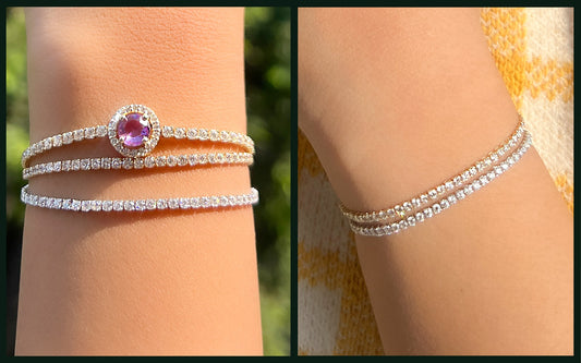 Do Tennis Bracelets Look Better Alone Or Stacked