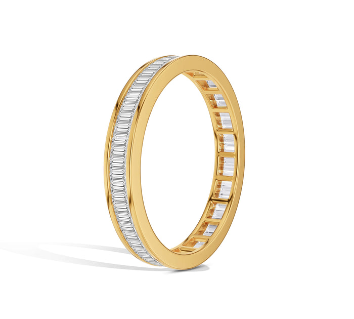 Channel Set Baguette Diamond Ring
