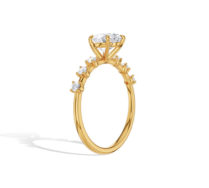 diamond heart ring
