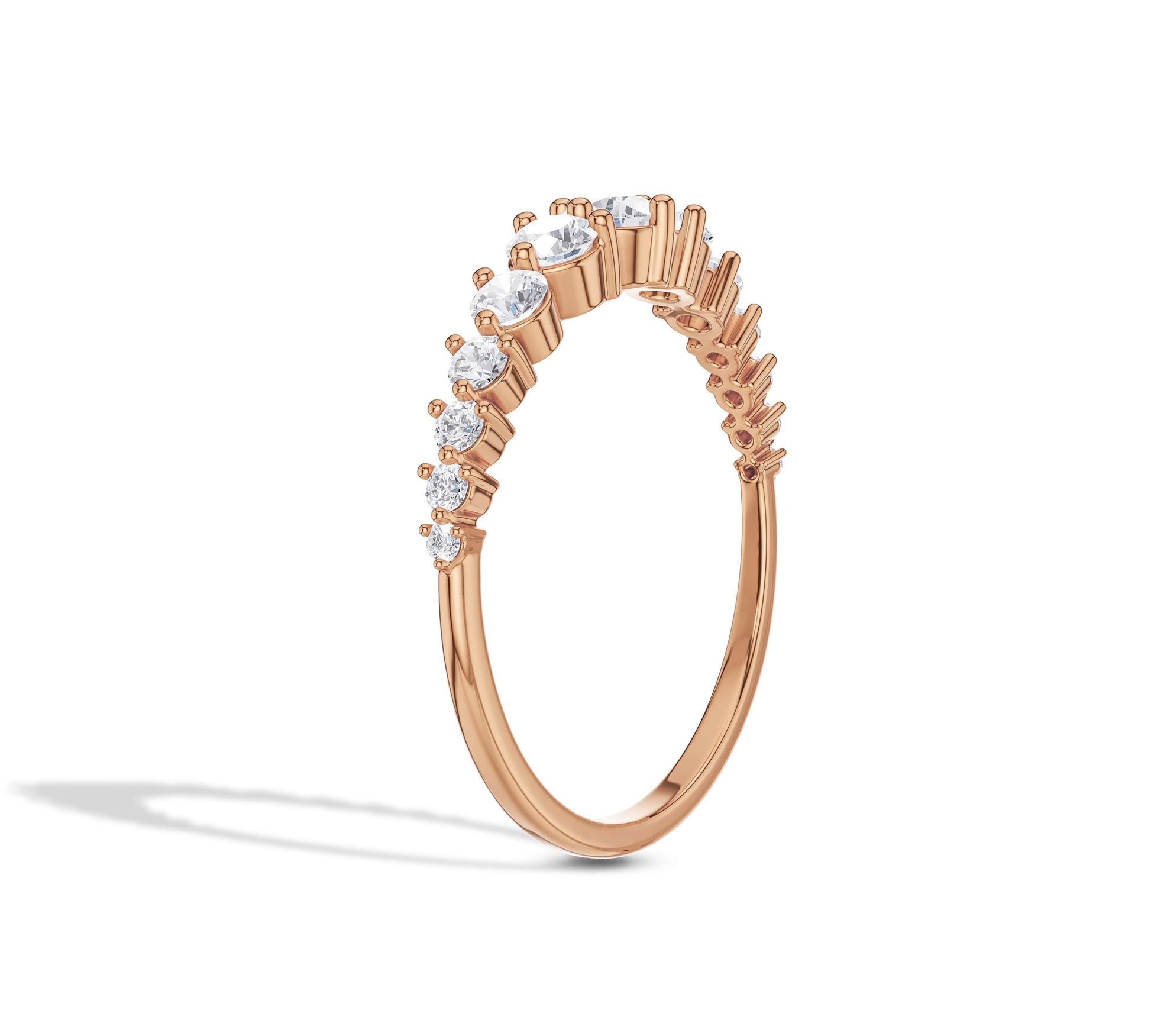 Graduated Diamond Ring
