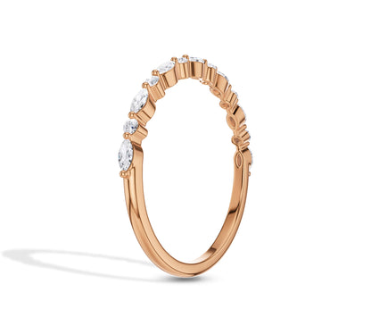 marquise wedding band