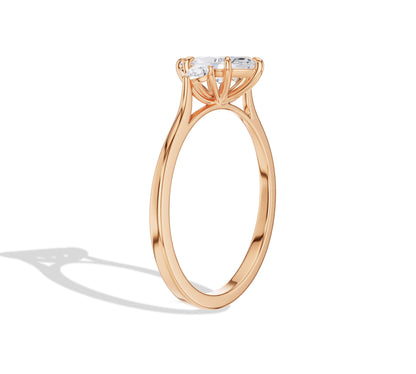 three stone diamond engagement rings