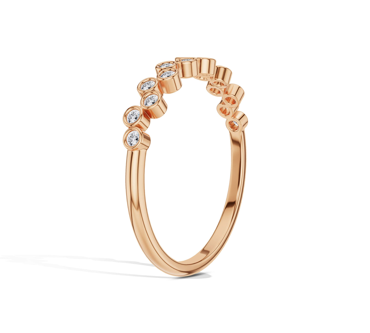 diamond ring band​ yellow gold