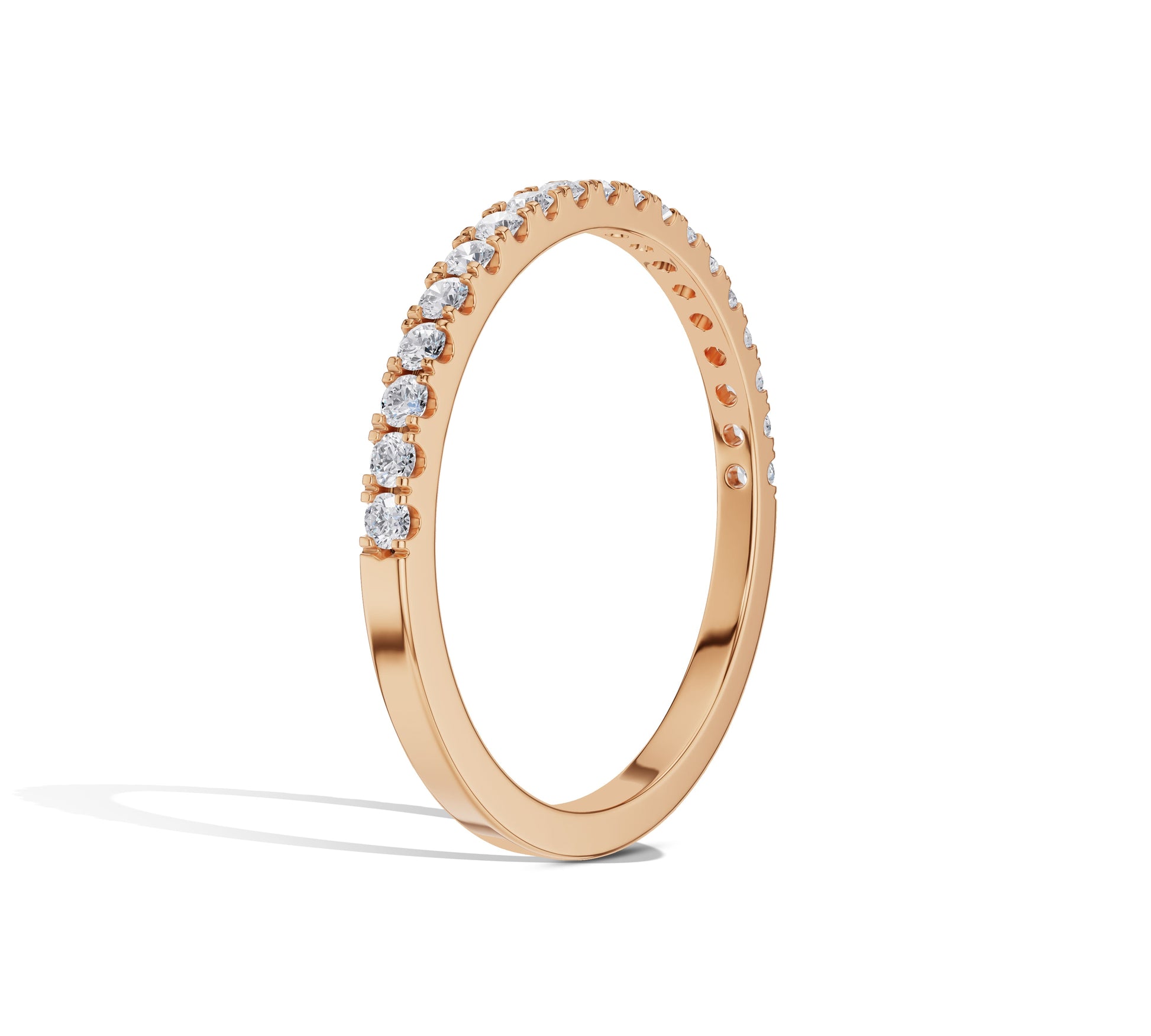 round diamond wedding ring