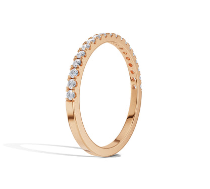round diamond wedding ring